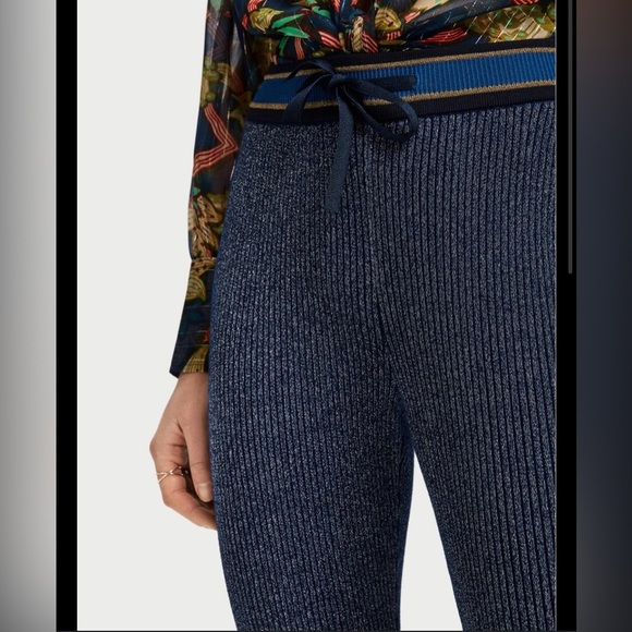 Scotch & Soda lurex knitted flare pants XS - Picture 9 of 14